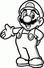 Disegno di Super Mario da stampare e colorare 79