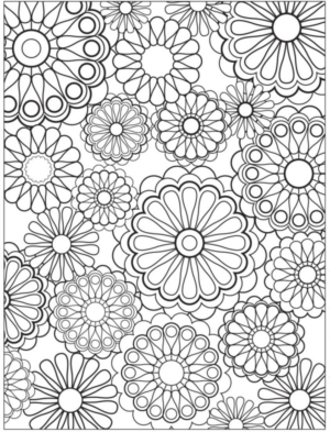 Disegno di mandala da stampare e colorare 1079