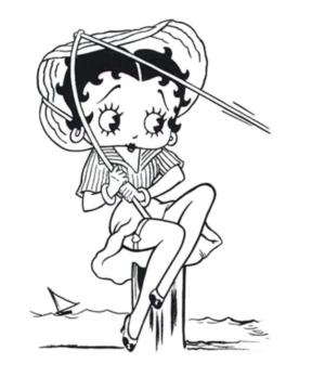 Disegno di Betty Boop da stampare e colorare 5