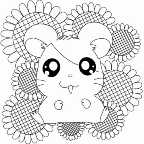 Disegno di Hamtaro da stampare e colorare 10