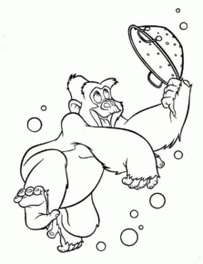 Disegno di Tarzan da stampare e colorare 15