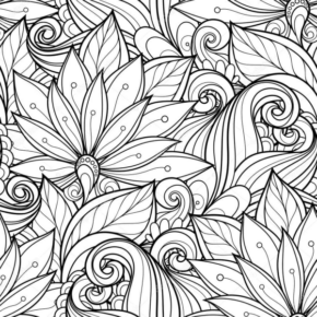 Disegno di mandala da stampare e colorare 1042
