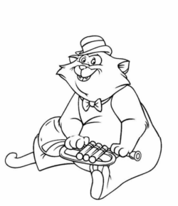 Disegno di musicista da stampare e colorare 21