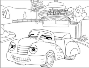 Disegno di Cars da stampare e colorare 67