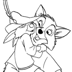 Disegno di Robin Hood da stampare e colorare 11