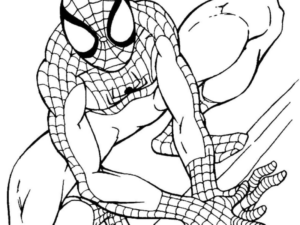 Disegno di Spiderman da stampare e colorare 100