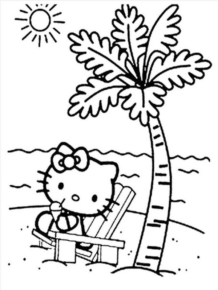 Disegno di Hello Kitty da stampare e colorare 20