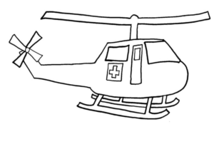 Disegno di elicottero da stampare e colorare 33