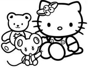 Disegno di Hello Kitty da stampare e colorare 98