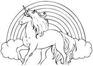 Disegno di arcobaleno da stampare e colorare 57