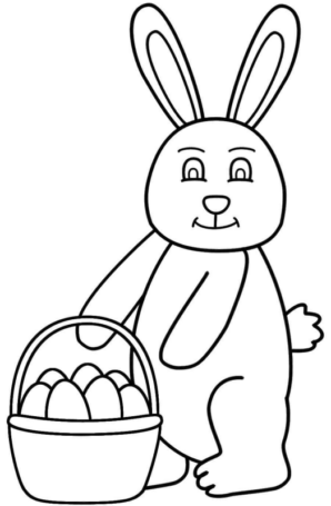 Disegno di uovo di Pasqua da stampare e colorare 140