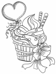 Disegno di San Valentino da stampare e colorare 137