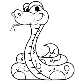 Disegno di serpente da stampare e colorare 38