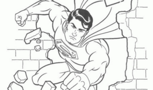 Disegno di Superman da stampare e colorare 18