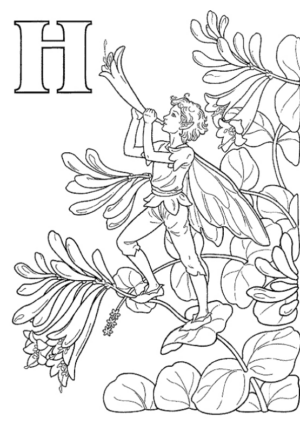Disegno di fata da stampare e colorare 20