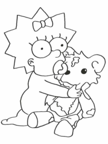 Disegno di I Simpson da stampare e colorare 72