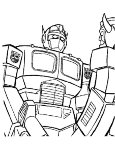 Disegno di Transformers da stampare e colorare 48