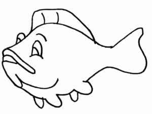 Disegno di pesce da stampare e colorare 31