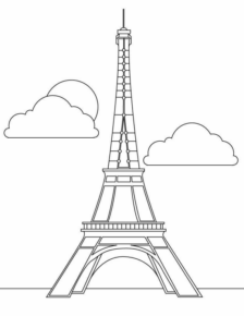 Disegno di monumento famoso da stampare e colorare 45 Disegno di monumento famoso da stampare e colorare 45