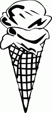Disegno di gelato da stampare e colorare 9