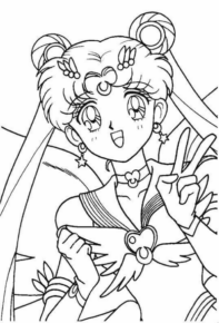 Disegno di Sailor Moon da stampare e colorare 61