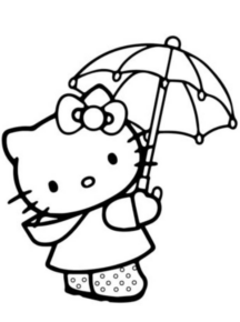 Disegno di Hello Kitty da stampare e colorare 78