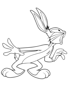 Disegno di Bugs Bunny da stampare e colorare 6