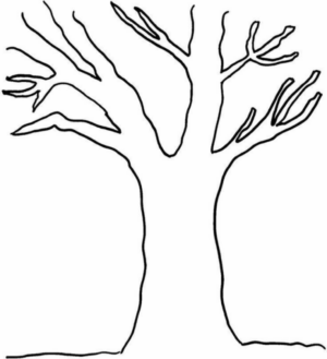 Disegno di albero da stampare e colorare 135