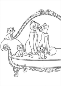 Disegno di Aristogatti da stampare e colorare 17