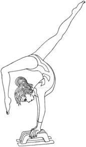 Disegno di ginnastica da stampare e colorare 18