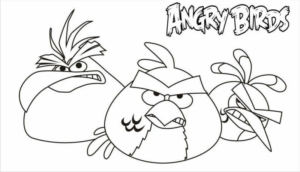 Disegno di Angry birds da stampare e colorare 25