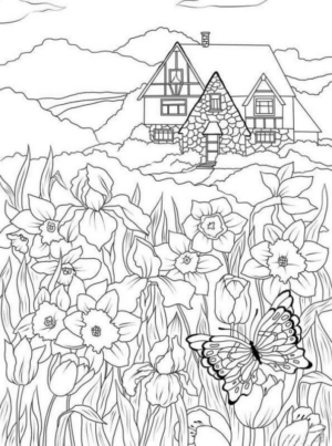 Disegno di uovo di Pasqua da stampare e colorare 112