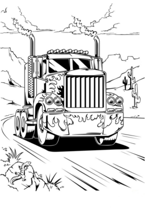 Disegno di mezzo da lavoro da stampare e colorare 10 Disegno di mezzo da lavoro da stampare e colorare 10
