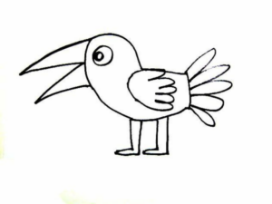 Disegno di uccello da stampare e colorare 45