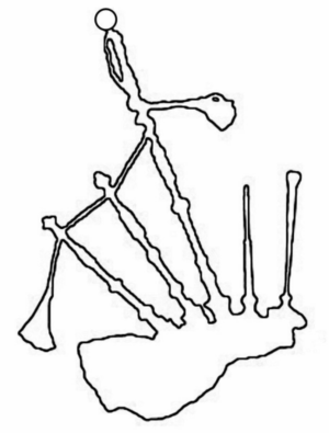 Disegno di strumento musicale da stampare e colorare 101