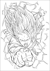 Disegno di Dragon Ball da stampare e colorare 118