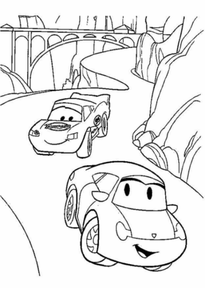 Disegno di Cars da stampare e colorare 260
