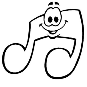 Disegno di nota musicale da stampare e colorare 20