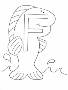 Disegno di lettera dell’alfabeto da stampare e colorare 257 Disegno di lettera dell’alfabeto da stampare e colorare 257
