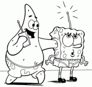 Disegno di Spongebob da stampare e colorare 57