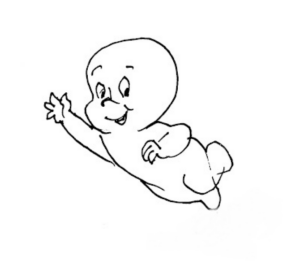 Disegno di Casper da stampare e colorare 8