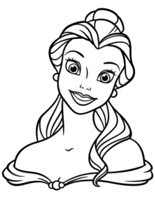 Disegno di Tutte le principesse Disney da stampare e colorare 19