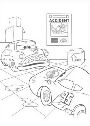 Disegno di Cars da stampare e colorare 178