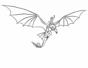 Disegno di Dragon Trainer da stampare e colorare 9
