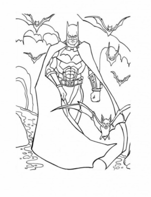 Disegno di Batman e Robin da stampare e colorare 108 Disegno di Batman e Robin da stampare e colorare 108