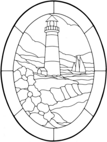 Disegno di faro da stampare e colorare 13