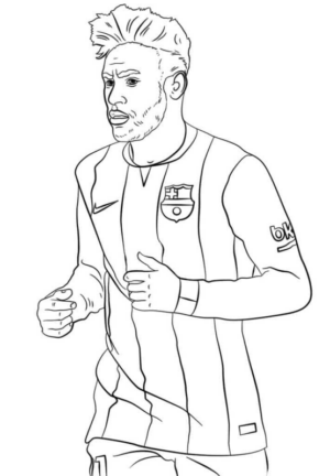Disegno di calciatore professionista da stampare e colorare 13 Disegno di calciatore professionista da stampare e colorare 13