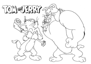 Disegno di Tom e Jerry da stampare e colorare 46