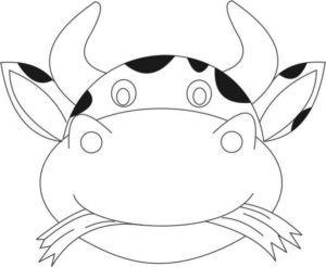 Disegno di mucca da stampare e colorare 93