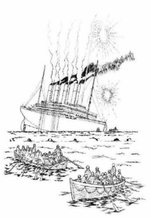 Disegno di Titanic da stampare e colorare 21